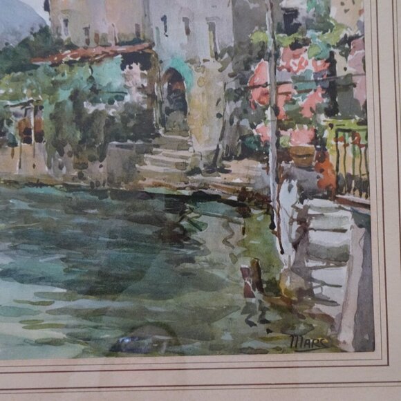 Lithograph Print Switzerland Landscape Nicolas Markovitch A. Marc Watercolor - Picture 6 of 9